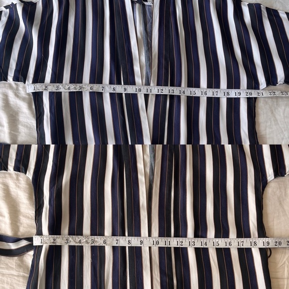 Aritzia Wilfred Durante Stripe Robe Jacket XS - Picture 14 of 16